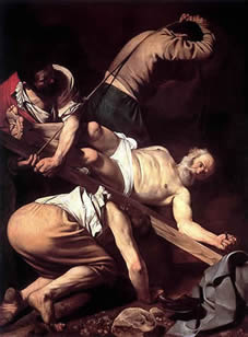 Caravaggio Crucifixion of Peter Wikicommons